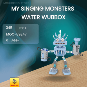 MOC Factory 89247 My Singing Monsters Water Wubbox with 345 Pieces